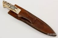 Engraved Drop Point Hunter