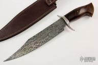 Feather Damascus Bowie