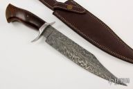 Feather Damascus Bowie