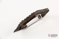 Flamed Titanium Carabiner