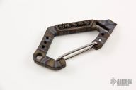  Flamed Titanium Carabiner