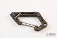  Flamed Titanium Carabiner