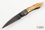Damascus and Mammoth Ivory Linerlock