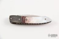 Damascus and Pearl Linerlock