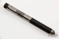  500 Series Cap Pen- Titanium & Spiral Carbon Fiber