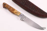 Drop Point Hunter - Black Ash Burl