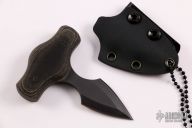 Push Dagger - Black Micarta