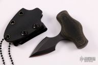 Push Dagger - Black Micarta