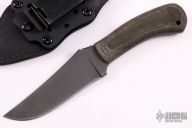 Belt Knife - Black Micarta