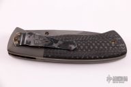 Damascus and Carbon Fiber Linerlock