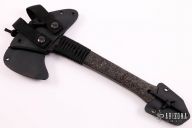 Medic Axe - Black Rubber and Paracord
