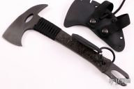 Medic Axe - Black Rubber and Paracord
