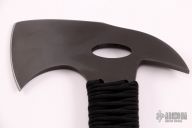 Medic Axe - Black Rubber and Paracord