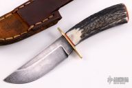 Cable Damascus Drop Point 