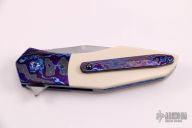 Accomplice Linerlock - Black Timascus Accents