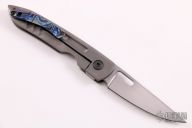 LA - Black Timascus Clip and Moonglow Backspacer