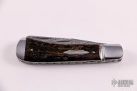 Two-Blade Trapper - Mammoth Ivory and Damascus