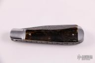 Two-Blade Trapper - Mammoth Ivory and Damascus