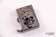 Custom XL Lighter w/ Skull and 45ACP  