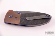 Alpha Knife and Light Set - Copper and Carbon Fiber