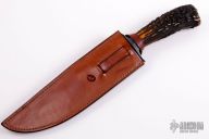 Damascus and Stag Bowie