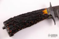 Damascus and Stag Bowie