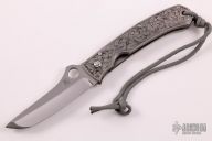 Engraved Folding Tanto