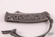 Engraved Folding Tanto