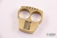 SWAGE Brass Two Finger Knuckles  