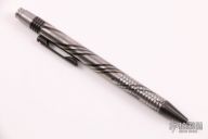 375 Series Click Pen - White and Black Dart-Ti