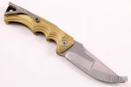 Tighe Fighter Auto - Brass and San Mai