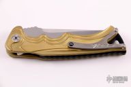 Tighe Fighter Auto - Brass and San Mai