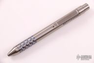 Dotted Titanium Clicker Pen