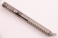 500 Series Cap Pen - Ti/Damasteel/Spiral Fluted