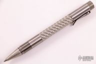 500 Series Cap Pen - Ti/Damasteel/Spiral Fluted