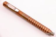 500 Series Cap Pen - Spiral Fluted Copper w/ Texture