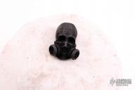 Black Gas Mask Bead