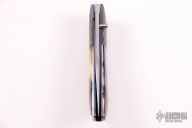 Damascus and Mammoth Ivory Linerlock