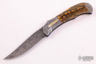 Damascus and Mammoth Ivory Auto 