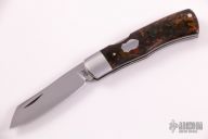 Native Lockback - Russian Rag Micarta