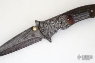 Damascus & Stag Flipper