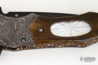 Assisted Damascus, Bone & Pearl Flipper