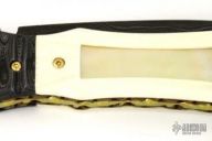 Damascus, Bone & Pearl Folder