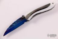 Damascus and Pearl Linerlock