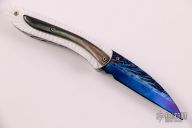 Damascus and Pearl Linerlock