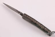 Damascus and Burlwood Linerlock