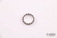 .925 Skull Infinity Ring Size 11