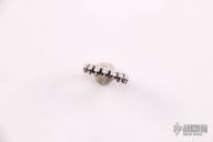 .925 Skull Infinity Ring Size 11