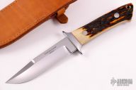 Chute Knife - Amber Stag