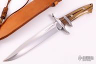 Loveless Style Big Bear Sub-Hilt - Mammoth Ivory